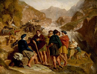 Highlanders consultando de Joshua Cristall